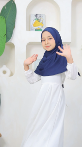 pashmina instan jersey anak 5-13 tahun SD/SMP all size bukan untuk bayi