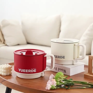 Electric Cooker 450W 1.5L Student Dormitory Noodle Heating Small Power Wok Electric Maggie Pot