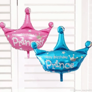 Balon Mahkota Princess Prince Jumbo | Foil Crown Princes mini | balon Foil Mahkota Prince mini