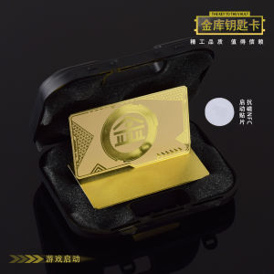 Thẻ Bắt Đầu Bằng Kim Loại Màu Đen Thẻ Khóa Kho Vàng Thẻ Phòng Thẻ NFC Thẻ Vàng Thẻ Đỏ PUBGM Phụ Kiện