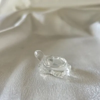 Tortoise Crystal Quartz Mini Carving