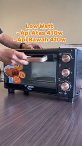 Turbo Helio Oven Listrik Kapasitas 23Liter EHL5133 Low Watt Garansi 3 Tahun Black Rose Gold Original