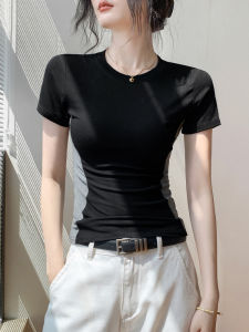GEBEISHANG | Slim-Fitting Color-Block Crewneck Short Sleeve T-Shirt