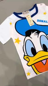 L.NICE - SETELAN ANAK BALITA KAOS DONALD DUCK & YELLOW PANTS / SETELAN BAJU KAOS ANAK DISNEY / SET KAOS DAN CELANA PENDEK ANAK LAKI-LAKI