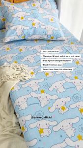 Sprei Single 90x200 Tinggi 20cm Katun Original - Motif Anak Anti Geser