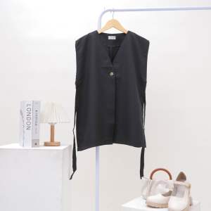 FYL |RAPIKA Vest - Rompi Pakaian Wanita Crop Basic - Sleeveless Vest Top - rompi remaja korean style