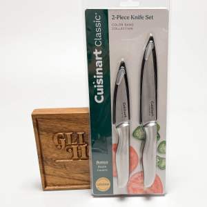 Cuisinart Classic Authentic Color Band Utility knife and Paring Knife Set