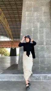 Rok Cargo Serut / Cargo Skirt Wanita Terbaru