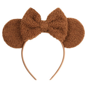 Disney Decor Mickey 3.3" Lamb Ears Headband For Girls Soft Bow Hairband Halloween Festival Party Christmas DIY Hair Accessories