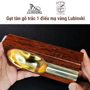 Gạt tàn cigar gỗ trắc 1 điếu Lubinski sang trọng - H2H Cigar