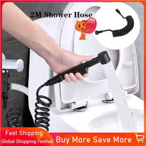 Spring Flexible Shower Hose For Water Plumbing Toilet Bidet Sprayer Tool Telephone Line Plumbing Hose Bathroom Accessories(Circular Interface)