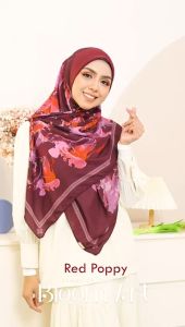 BAWAL INSTANT DE PREMIRA  BLOOM ART [Bidang 55/Awning scuba/with crochet ] By Hanami
