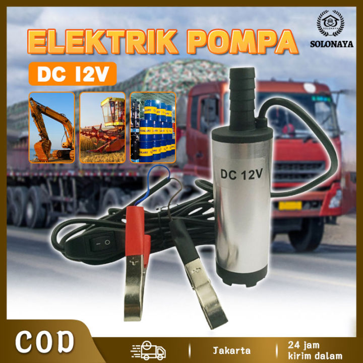 Pompa Minyak Solar 12V Pompa Bensin Elektrik Alat Sedot Bensin Dari Tangki Mobil Pompa Sedot Bensin Pompa Mobil Elektrik Portable  Mesin Penyedot Minyak Solar Pompa Air Celup Alat Sedot Minyak Bensin Elektrik  Mini Oli Minyak Solar  Diesel Pump