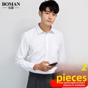 Boman | Iron-Free Casual Long Sleeve Shirt Black XL