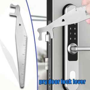 Multipurpose Emergency Rescue Tool Pry Bar Lever Opening Locked Door Window Fire Escape Lifesaving With Triangle Gap Clamp Plate