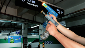 Glock Electric Water Gun Childrens Toy Spray Water Continuous Fire Powerful with Lighting Effects