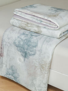 Ice Silk Air Conditioned Summer Lightweight Cooling Blanket Student Dormitory Thin Core Fiber Polyester Hollow Filling