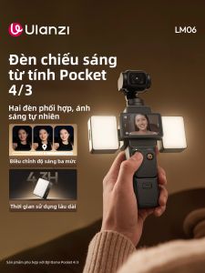 Ulanzi | Magnetic Compatibility with DJI Pocket 3/4 Portable Lighting