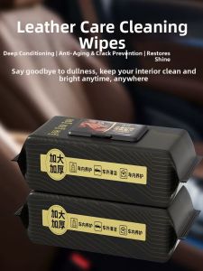TANGJIXIONG | Interior Detailing Wet Wipes Stain Removal Leather Seat Compatible