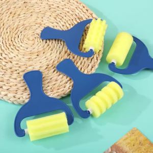 Animal Foam Stamps for Painting Cute Smile Face Sponge Painting Brushes DIY Art Craft Drawing Tools for KidsEducational Toys
