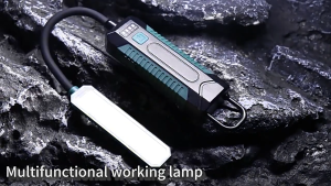 Cross-border Magnetic Work Light USB Rechargeable 360 ° Flexible hose outdoor barbecue light emergency lighting auto repair light2000mAh