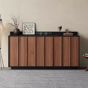 Nordic Vintage Style Solid Wood Storage Cabinet