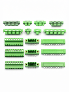 TELESKY | Detachable PCB Terminal Block Plug-in Straight Bent Pin Socket with Ears