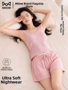 MiiOW | Breathable Padded Sleepwear Shorts Set