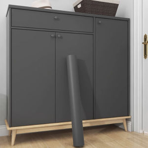 40CM Width Self-adhesive Film Black Matt Thickened Sticker Furniture Kitchen for Cupboards Tables Wall DIY Renovation Wallpaper