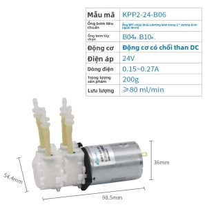 kamoer | Bơm Đôi Kênh Lớn Lưu Lượng Cao 12V