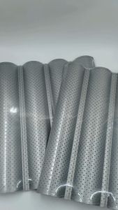 French Bread Baking Tray 3/4 Slots Non-Stick Perforated Baguette Bake Mold Pan