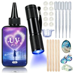 Bộ Nhựa UV Aogue Với Loại Cứng Nhẹ Tinh Thể Được Xử Lý Bằng Tia Cực Tím Dùng Cho Thủ Công Mỹ Nghệ Sản Xuất Đồ Trang Sức Đúc Khuôn.