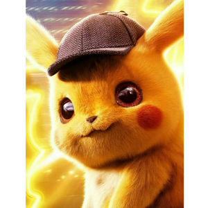 Pokémon 5D DIY Diamond Painting Kit Pikachu Mosaic Anime Lmages Sparkling Diamond Painting Craft Kit Great for Home Decorframel