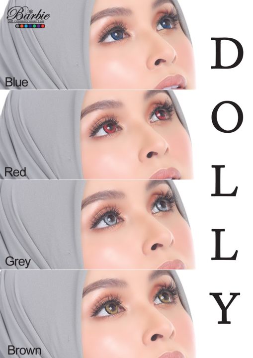 {16.5MM} DOLLY Contact Lens/Korea Colour Lens (NO POWER) Lazada