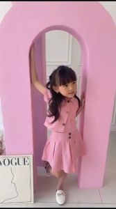 Two Mix - Setelan Baju Rok Anak 1-6 Tahun Anak Perempuan Lucu + Tanktop - Ariana Set 4370