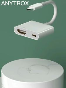 FEINODI Adaptor Lightning ke HDMI 2-in-1 cocok untuk ponsel TV dan komputer