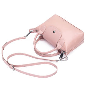 Simple Fashionable Natural Drop Leather Handbag French Small Square Bag Crossbody One Shoulder All-Match