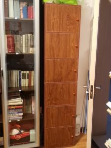 Wall Corner With Door Lockable Storage Cabinet