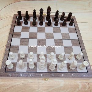Wooden Chess Board Magnetic Chess Adult Chess Kids Alphanumeric Chess Set Tournament Chess 象棋 Catur Educational Game Family Board Game 中国象棋