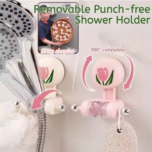 Punch-Free Shower Holder Removable Reusable Bathroom Shower Nozzle Strong Universal Adjustable
