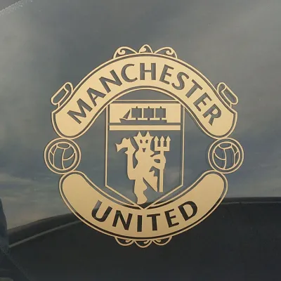Manchester United Reflective Car Decal