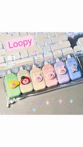 WriteWise STOREเทปแก้ไขความผิดแบบการ์ตูนชุด 6 แบบ โคตรน่ารักและมีคุณภาพดี เหมาะสำหรับนักเรียนใช้งาน.A028