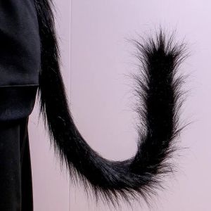 Cat Tail Cos Chu Wanning Cat Ears Wolf Tail Monkey Tail Male Maid Nekopara Paradise Cat Tail Hand-Made Beast Tail
