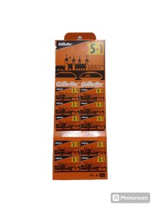 Giletee London Bridge 5+1 Pisau Cukur Kumis Jenggot