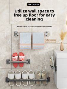 Wall Mounted Water Draining Shoe Organizer