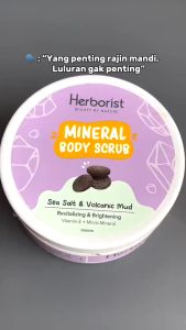 200 GR HERBORIST LULUR MINERAL BODY SCRUB SEA SALT / LULUR MANDI BODY CARE