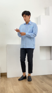 Kemeja Seragam Kemenkes Pria PDH Pakaian Dinas Harian Kementrian Kesehatan RI Terbaru