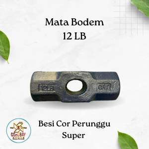 Kepala Palu Bodem Godam 12 Lb Besi Cor Tanpa Gagang Alat Hancur Batu