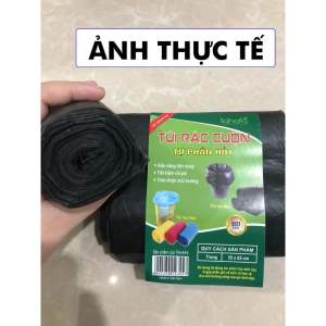 Túi rác tự phân hủy Combo 3 cuộn túi đựng rác túi rác tự phân hủy bảo vệ môi trường