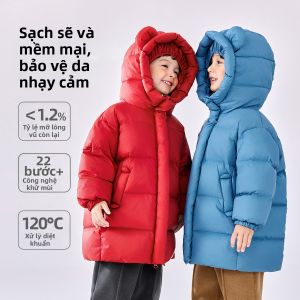 DUDUJIA | Áo Khoác Bông Ba Tầng Bảo Vệ Cho Trẻ Em